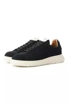 Кеды из нубука Emporio Armani