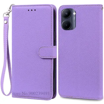 Для Realme C33 Чехол Realme C33 2023 2022 Чехол для телефона Чехол-кошелек Для OPPO Realme C33 Чехол-книжка из кожи Чехол C 33 Coque Fundas Realme C33 2022 2023 темно-синий