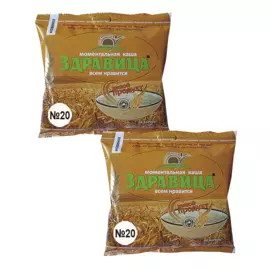 Каша №20 Компас здоровья, 200 г *2 шт, ЗДРАВИЦА