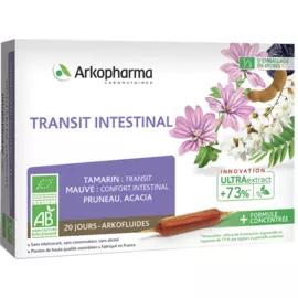 КИШЕЧНИК TRANSIT INTESTINAL, 14+, 20 ампул по 10 мл, Arkopharma