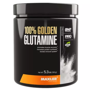 Глютамин 100% Golden, 150 г, MAXLER