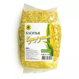 Хлопья кукурузные, 300 гр, Компас Здоровья
