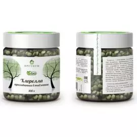 Хлорелла прессованная в таблетках БИО, 100 г, Оргтиум