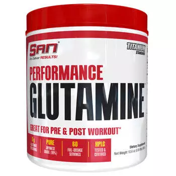 Глютамин Performance Glutamine, 300 г, SAN