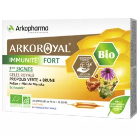 ИММУНИТЕТ ARKOROYAL IMMUNITÉ FORT, 18+, 20 ампул по 10 мл, Arkopharma