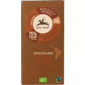 Горький Шоколад плиточный, 100 г, Alce Nero
