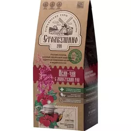 Иван-чай с лепестками роз "Столбушино", 60 гр, Столбушинский Продукт