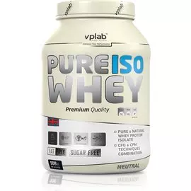 Изолят сывороточного протеина Pure ISO Whey, вкус «Нейтральный», 908 гр, VPLab
