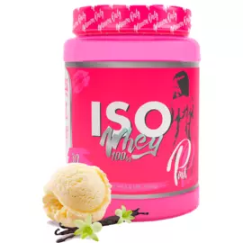 Изолят сывороточного протеина, WHEY Isolate 100% (ванильное мороженое), 900 гр, Pink Power