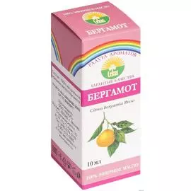 Эфирное масло бергамота, 10 мл, Лекус
