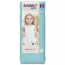 Эко-подгузники 5 (12-18 кг), 44 шт, Bambo Nature