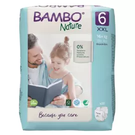 Эко-подгузники 6 (16 кг), 20 шт, Bambo Nature