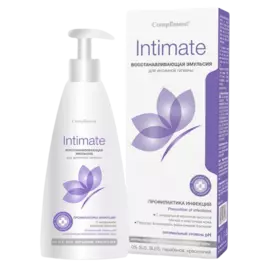 Эмульсия восстанавливающая для интимной гигиены Intimate, 250 мл, Compliment