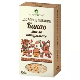 Какао масло горячего первого отжима, 100 г, Оргтиум