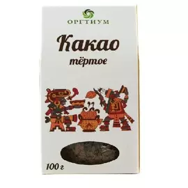 Какао тертое (экологическое), 100 г, Оргтиум