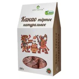 Какао тертое (экологическое), 200 г, Оргтиум