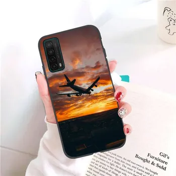 Чехол для телефона с изображением самолета и неба для Honor 7A Pro 7C 10i 8A 8X 8S 8 9 10 20 Lite, силиконовый чехол Honor 10