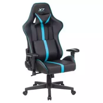 Кресло A4Tech X7 GG-1200 черный/голубой
