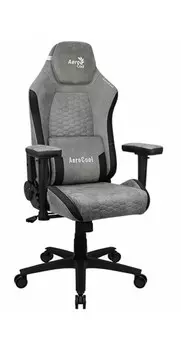 Кресло Aerocool Crown AeroSuede Stone Grey
