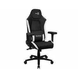 Кресло Aerocool Crown Leatherette Black White