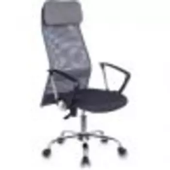 Кресло Бюрократ KB-6N/SL/DG/TW-12 серый TW-04 TW-12 сетка