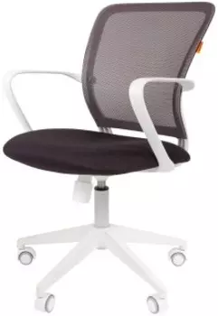 Кресло Chairman 698 белый пластик TW-12/TW-04 серый