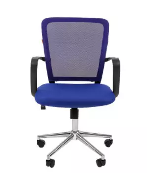 Кресло Chairman 698 TW-05 синий хром new