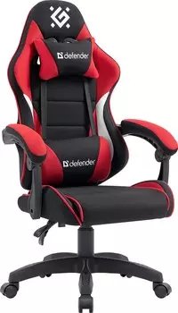 Кресло Defender SORRENTO BLACK/RED (64028)