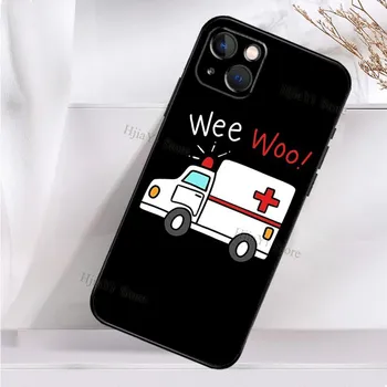 Чехол для скорой помощи EMT EMS для iPhone 13 12 11 Pro XS Max X XR 7 8 Plus SE2 12 13, мини-задняя крышка, чехол для телефона iphone 5 5S