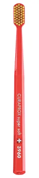 Зубная щетка Curaprox "supersoft", красная , d 0,12 мм
