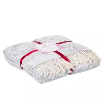 Плед 150 х 200 см Melograno Classico Cotton Jacquard Scotch серый