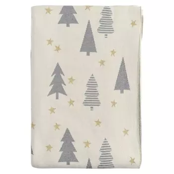 Плед из хлопка 130 х 180 см Tkano New Year Essential Magic Forest