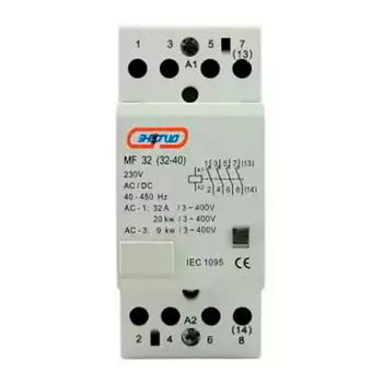 Модульный контактор МF 32 4P 32A Энергия, 4 шт