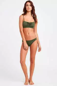 Бюстгальтер Женский Rvca Solid Laced Top Forest