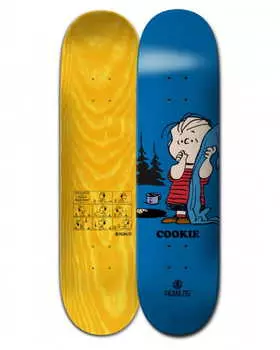 Дека для скейтборда Для Скейтборда Element Peanuts Linus X Cookie 8.4"