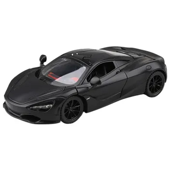 1/32 McLaren 720S Игрушечная модель автомобиля Литой сплав со звуком и светом Функция инерционного механизма заднего колеса Транспортные средства Подарки на день рождения Коллекция зелёный