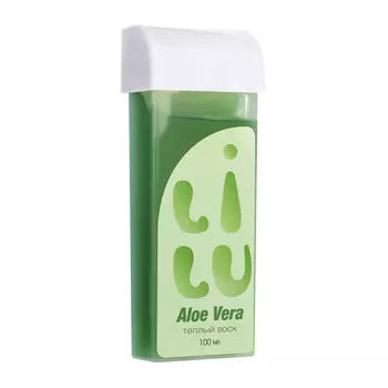 LILU Воск тёплый в картридже, средней плотности Aloe Vera / LILU 100 мл