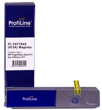 Картридж ProfiLine PL_F6T78AE(913A)_M струйный для принтеров HP PageWide-352/377/pro 452/pro 477 с ч