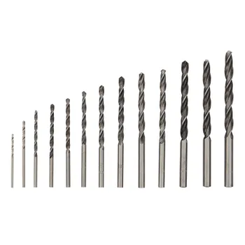 Сверло KRANZ KR-91-0631 сверл по металлу (HSS) диаметр 1.5-6.5 мм (13 шт.)