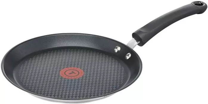 Сковорода блинная Tefal Emotion H8643814 круглая 25см ручка несъемная (без крышки) черный (2100107134)