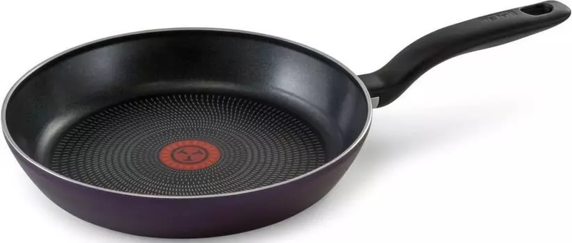 Сковорода Tefal Cook Right 04166128 круглая 28см покрытие: антипригарное ручка несъемная (без крышки) сиреневый (9100023404)