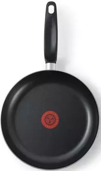 Сковорода Tefal Tempo 04171124 круглая 24см покрытие: антипригарное ручка несъемная (без крышки) красный (9100024719)
