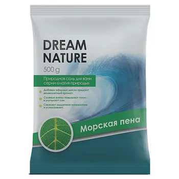 DREAM NATURE Природная соль для ванн "Морская пена" 500.0