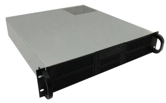 Корпус серверный 2U Procase RE204-D4H2-FE-65 4x5.25+2HDD,черный,без блока питания,4*80x25,глубина 650мм,EATX 12"x13"