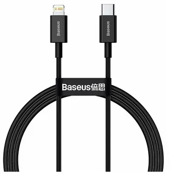 Кабель интерфейсный Baseus CATLYS-A01 Type-C - Lightning (PD 20W) силиконовый 1m black