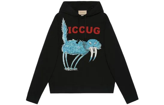 GUCCI Мужская толстовка, Черный