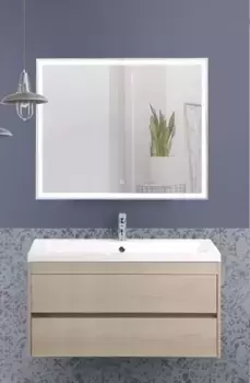Мебель для ванной подвесная «Art&Max» Family 100 Pino Bianco