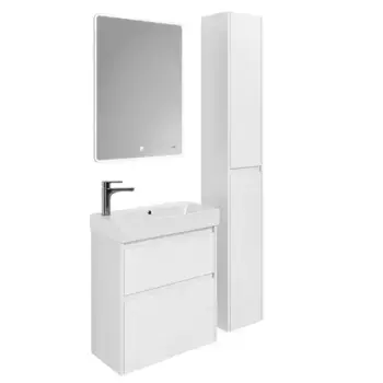 Мебель для ванной подвесная «Dreja» Slim 65 белый глянец