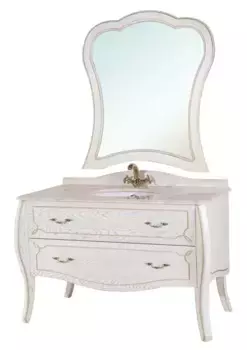 Мебель для ванной «Bellezza» Грация Люкс 110 белая
