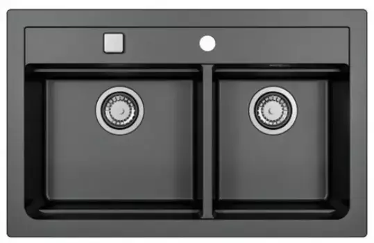 Мойка для кухни «Alveus» Granital Atrox 50 79/50 искусственный камень carbon
